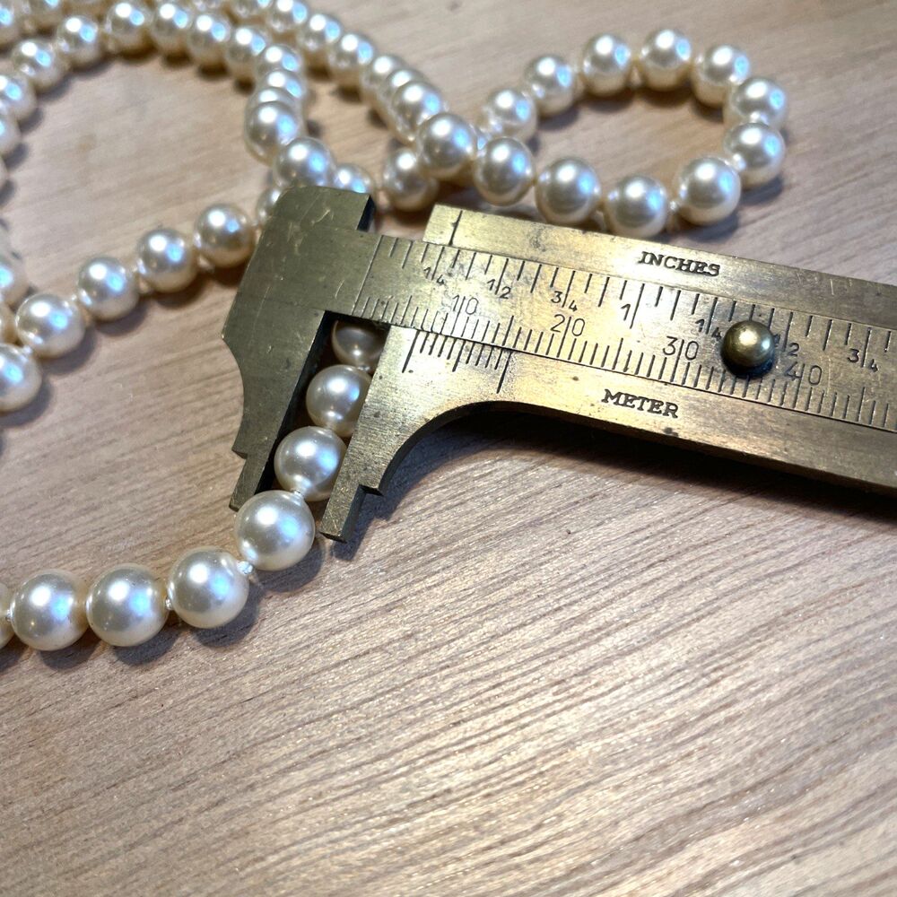 Capricho Mallorca Spain Pearl Necklace 24” 7MM Classic Jewelry - Picture 8 of 9
